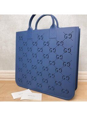 Gucci Children's GG Punched Rubber Tote